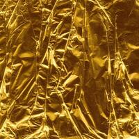 gekreukt goud papier structuur foto