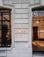 Frankrijk, Parijs, januari 09, 2024 - Gucci winkelpui in Parijs. foto