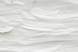 luxueus wit lotion, schoonheid huidsverzorging room structuur voor kunstmatig Product achtergrond foto