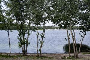 mooi rivier- landschap. foto