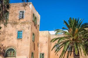 sidi bou zei - typisch gebouw Tunesië foto