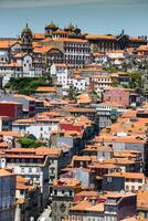 kleurrijk gebouwen van porto. Portugal foto