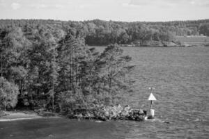 Baltisch zee in de buurt Stockholm foto