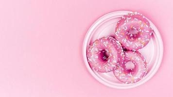 donuts concept achtergrond