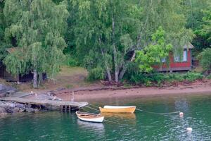 Baltisch zee in Zweden foto