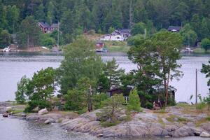 Baltisch zee in Zweden foto