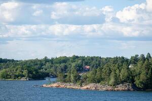 Baltisch zee in Zweden foto