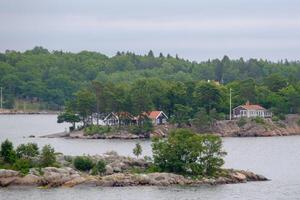 Baltisch zee in Zweden foto