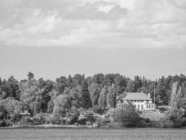 Baltisch zee in Zweden foto