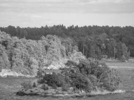 Baltisch zee in Zweden foto