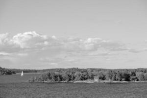 Baltisch zee in Zweden foto