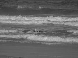 juist in de noorden zee foto