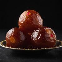 ai gegenereerd gulab jamun foto