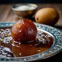 ai gegenereerd gulab jamun foto