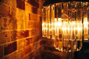 modern en industrieel stijl lampen versierd in een modern stijl ontvangst Oppervlakte foto