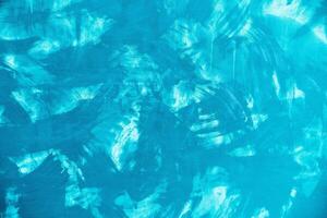 blauw strepen van waterverf verven detailopname. kleur verf achtergrond foto