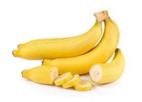 bananen op witte achtergrond