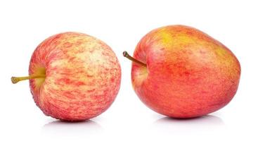 appels op witte achtergrond foto