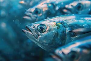 ai gegenereerd vieren wereld tonijn dag met foto's. foto