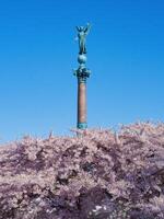 iver huitfeldt gedenkteken Bij langelinie park, Kopenhagen, Denemarken. foto