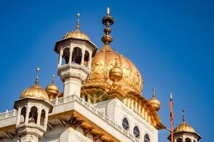 visie van details van architectuur binnen gouden tempel - Harmandir sahib in amritsar, punjab, Indië, beroemd Indisch Sikh mijlpaal, gouden tempel, de hoofd heiligdom van sikhs in amritsar, Indië foto