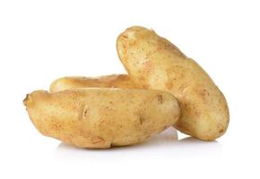aardappel op een witte achtergrond