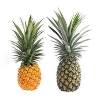 ananas geïsoleerd op een witte achtergrond foto