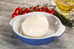 ronde Mozzarella jong kaas bal foto