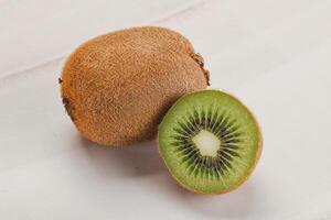 zoet en sappig kiwi fruit foto