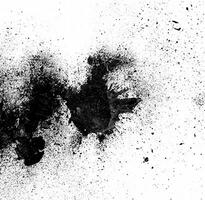 dynamisch abstract explosie van zwart deeltjes. foto