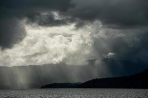 god stralen, Chatham Strait, Alaska foto