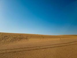 zandduinen in de woestijn foto