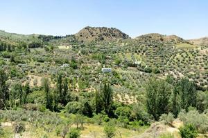 landschappen op de route van de cahorros, monachil, granada, spanje foto