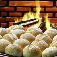 ai gegenereerd luchtig eigengemaakt krokant brood. gebakken goederen van de oven, vers, heet. ai gegenereerd. foto