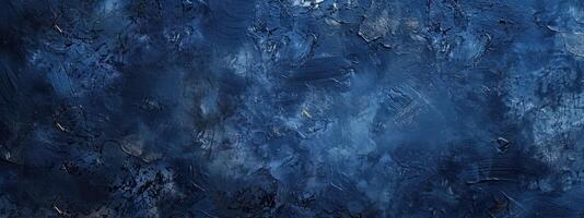 ai gegenereerd blauw grunge horizontaal textuur. marine cyaan sjabloon en decoratie. antiek decoratief indigo oppervlak. ai gegenereerd. wijnoogst leeg kunst behang foto