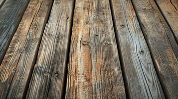 ai gegenereerd rustiek achtergrond gemaakt van oud planken. land sjabloon voor kopiëren ruimte. gebarsten hout. ai gegenereerd foto