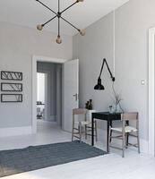 modern Scandinavisch stijl interieur. foto