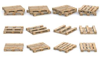 houten palletset foto