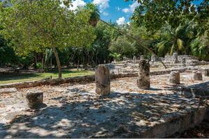 archeologisch plaats van el meco, cancun, Mexico foto