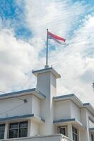 mojopahit hotel of yamato hotel is een historisch plaats waar de Nederlands vlag was gescheurd naar worden de Indonesisch rood en wit vlag, Indonesië, 2 maart 2024. foto