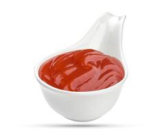 ketchup geïsoleerd Aan wit achtergrond. foto