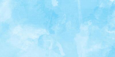 licht blauw waterverf structuur met wit spatten Aan het, blauw achtergrond voor omslag, kaart, sjabloon, presentatie en ontwerp, grunge blauw structuur met gewassen waterverf met spatten. foto