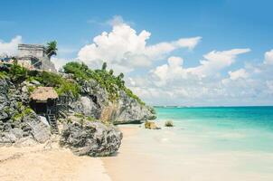 archeologisch plaats van tulum, Mexico foto