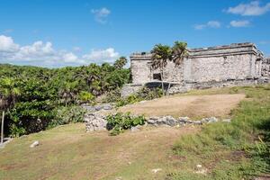 huis van de cenote in tulum. Mexico foto