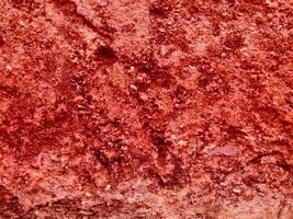 textuur van rode steen in de tuin foto