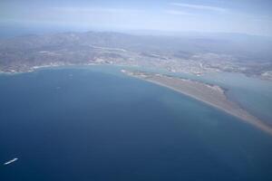 el mogote la paz baja Californië sur antenne visie van vliegtuig foto