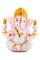 ganesha standbeeld Aan wit foto