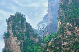 zhangjiajie bergen, China foto