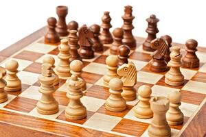 schaken close-up foto