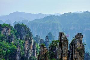 zhangjiajie bergen, China foto